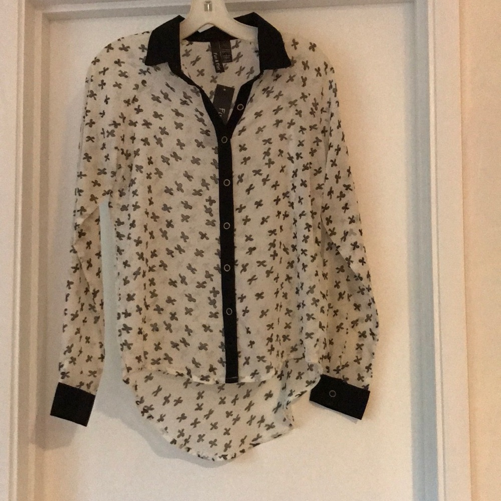 Printed button up